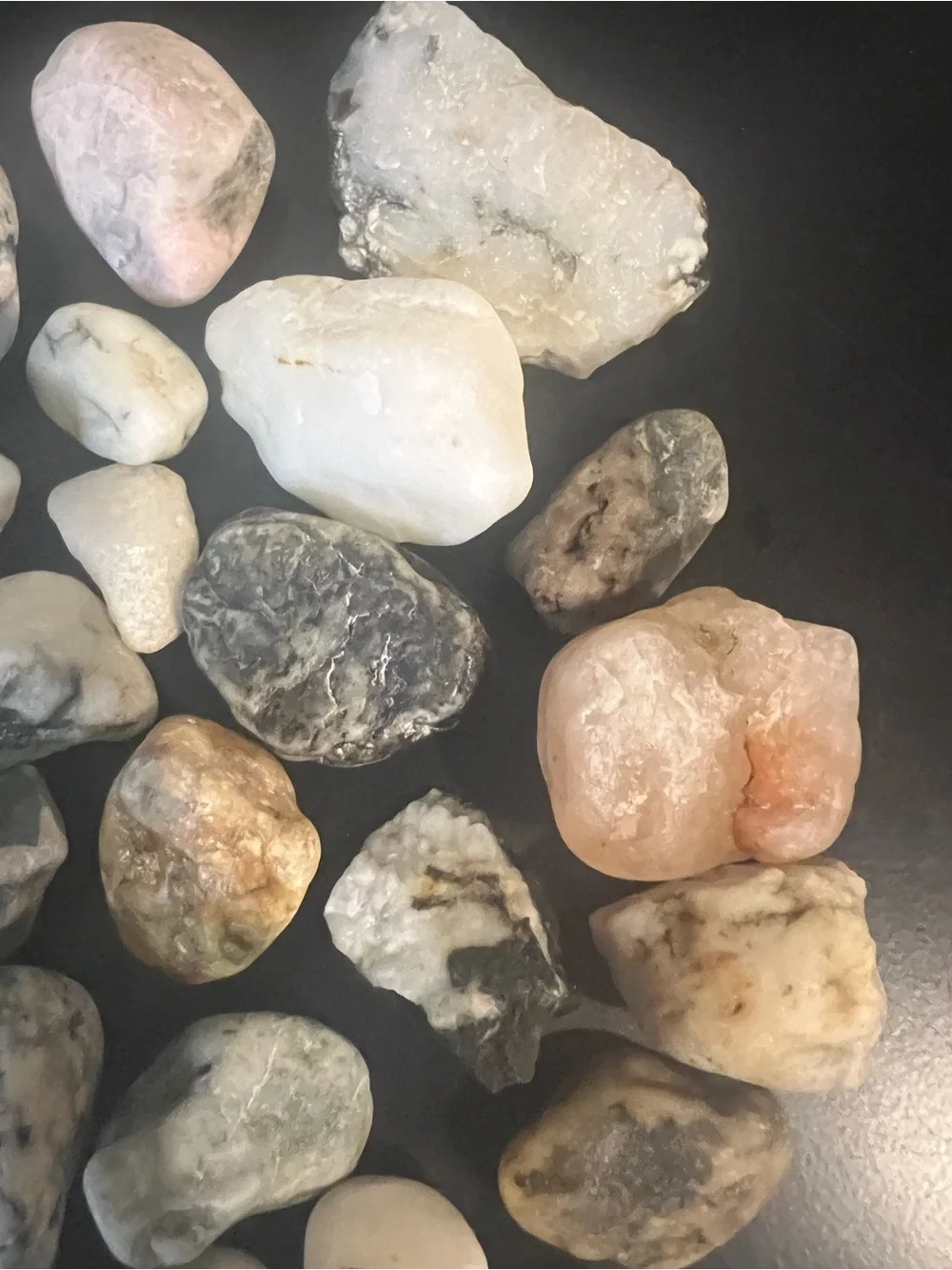 2 Lbs of Clean and UnPolished Alaskan Rocks - Multi Color